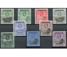 SG1-9. 1922. Set of 9. Superb fresh mint...