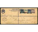 SG11. 1894 1/2d on 2 1/2d Purple/blue on cover to London...