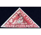 SG13a. 1861 1d Carmine. Brilliant fine used with beautiful colou