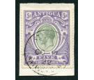 SG51. 1913 5/- Grey-green and violet. Brilliant fine used on pie