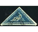 SG2. 1853 4d Deep blue. Brilliant fine used with massive margins