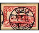 SG B10. 1915 1s on 1m Carmine. Superb used on piece...