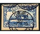SB B11. 1915 2s on 2m Blue. Superb used on piece...