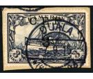 SG B12 1915 3s on 3m Violet-black. Superb used on piece...