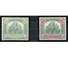 SG76, 78. 1926 $1 and $2. Both superb fresh mint...