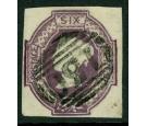 SG59. 1847 6d Dull Lilac. Superb used...