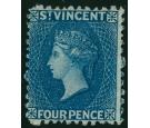 SG6. 1866 4d Deep blue. Extremely fine mint...