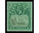 SG107a. 1927 1/6 Grey and green/green. 'Broken Mainmast'. Superb