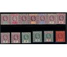 SG73-85. 1903 Set of 13. Mostly U/M mint...