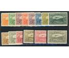 SG212-225. 1939 Airmail. Set of 14. Extremely fine mint...