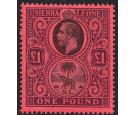 SG128. 1912 £1 Black and purple/red. Brilliant fresh mint...