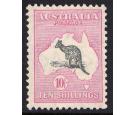 SG112. 1929 10/- Grey and pink. Superb fresh well centred...