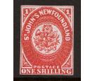 SG9. 1857 1/- Scarlet-vermilion. Brilliant fresh unused...