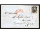 SG2. 1851 6d Slate-violet. Superb used on beautiful cover...