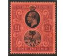 SG128. 1912 £1 Black and purple/red. Extremely fine mint...