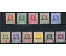 SG46s-56s. 1903 Set of 11. 'SPECIMEN'. Extremely fine...