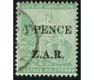 SG1. 1899 1/2 PENCE on 1/2d green. Superb fine used...