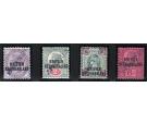 SG33s-36s. 1891 Set of 4 'SPECIMEN'. Superb mint...