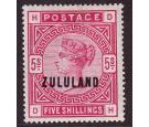 SG11. 1892 5/- Rose. Choice mint copy with beautiful...