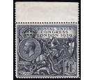 SG438. 1929 £1 Black. Brilliant fresh U/M mint marginal...