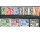 SG105-116. 1942 Set of 12. Post Office fresh U/M mint...