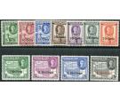 SG125-135. 1951 Set of 11. Post Office fresh U/M mint...