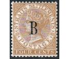 SG17. 1883 4c Pale brown. Brilliant fresh mint...