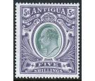 SG40. 1903 5/- Grey-green and violet. Brilliant fresh mint...