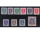 SG O1-O10. 1944 Set of 10. 'OFFICIAL'. Post Office fresh U/M min