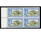 SG169a. 1942 6d Olive-green and light blue. 'COIUMBUS' for 'COLU
