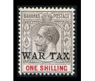 SG95. 1918 1/- Grey-black and carmine. Superb fresh mint...