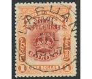 SG151. 1907 $1 Claret & Orange. Brilliant used...