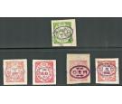 NANDGAON. SG O4-O6. 1894 Set with shades, superb mint...