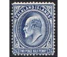 SG46b. 1912 2 1/2d Deep blue. Superb mint with excellent...