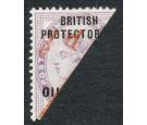 SG7c. 1894 1/2d on half 1d Lilac. Straight top to '1' in '1/2'..