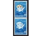 SG71a. 1962 20c Orange and blue. 'Orange Omitted'. Choice U/M pa