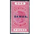 SG132. 1918 £1 Rose-carmine. Brilliant fresh mint...