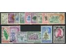 SG165-179. 1962 Set of 15. Brilliant fine used with 'CAYMAN BRAC
