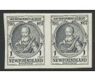 SG236a. 1933 1c Slate 'Imperforate Pair'. Superb fresh mint...