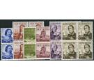 SG355-360. 1963 Set of 6. Brilliant U/M blocks of 4...