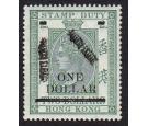 SG F11. 1897 $1 on $2 Dull bluish green. Brilliant fresh well c