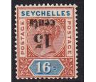 SG18a. 1893 15c on 16c 'Surcharge Inverted'. A beautiful...