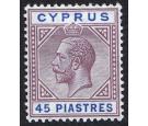 SG84. 1915 45pi Dull purple and ultramine. Choice superb fresh w