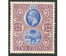 SG129. 1912 £2 Blue and dull purple. Exceptional mint...