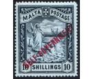 SG105. 1922 10/- Blue-black. Choice fresh well centred mint...