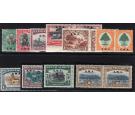 SG58-67. 1927 Set of 10. Very fine fresh mint pairs...
