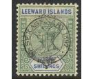 SG16. 1897 5/- Green and blue. Superb fresh well centred...