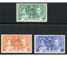 SG35s-37s. 1937 Set of 4. 'SPECIMEN'. Brilliant fresh U/M mint..
