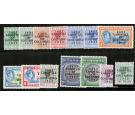 SG162-175. 1942 Set of 14. Post Office fresh U/M mint...