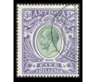 SG51. 1913 5/- Grey-green and violet. Attractive fine used...